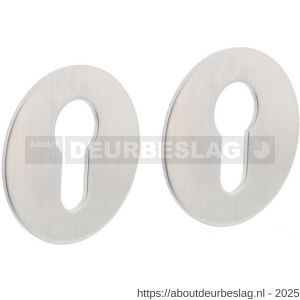 Intersteel Essentials 3403 cilinderrozetten zelfklevend diameter 55x2 mm RVS - R26011078 - afbeelding 1
