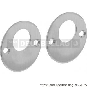 Intersteel 3409 rondcilinderrozetten diameter 50x2 mm RVS - R26011357 - afbeelding 1