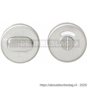 Intersteel 3410 WC-sluiting verdekt diameter 53x10 mm met stift 6x6 mm RVS - R26002742 - afbeelding 1