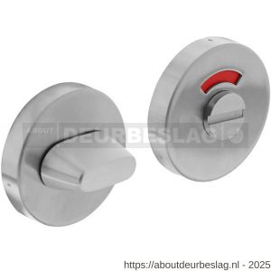 Intersteel Living 3410 WC-sluiting verdekt diameter 53x10 mm met stift 8x8 mm RVS - R26007622 - afbeelding 1