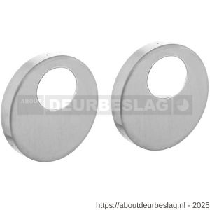 Intersteel 3410 rondcilinderrozetten verdekt diameter 53x9 mm RVS - R26011358 - afbeelding 1