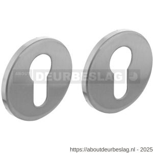 Intersteel Essentials 3413 cilinderrozetten verdekt diameter 53x5 mm RVS - R26011084 - afbeelding 1