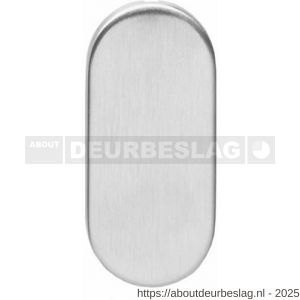 Intersteel Living 3418 afdekrozet verdekt ovaal 65x30x5 mm RVS - R26002290 - afbeelding 1