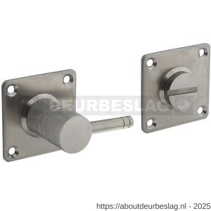Intersteel Living 3419 WC-sluiting 42x42x2 mm met stift 8x8 mm RVS - R26002750 - afbeelding 1