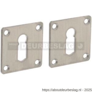 Intersteel Essentials 3419 sleutelrozetten 42x42x2 mm RVS - R26011089 - afbeelding 1