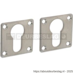 Intersteel Essentials 3419 cilinderrozetten 42x42x2 mm RVS - R26011090 - afbeelding 1