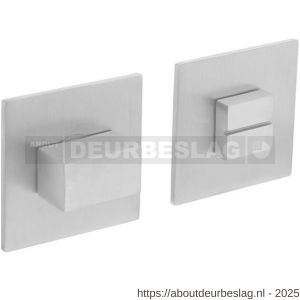 Intersteel Essentials 3424 WC-sluiting verdekt met magneet 55x55x3 mm met nokken en stift 8x8 mm RVS - R26008566 - afbeelding 1
