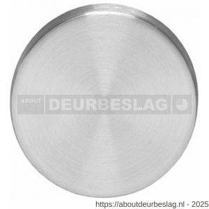 Intersteel 3464 afdekrozet verdekt diameter 55x8 mm met nokken RVS circulair geborsteld - R26002297 - afbeelding 1