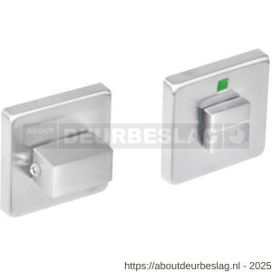 Intersteel Living 3510 WC-sluiting verdekt 53x53x8 mm met nokken en stift 8x8 mm RVS - R26002755 - afbeelding 1
