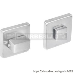 Intersteel 3511 WC-sluiting verdekt 53x53x8 mm zonder venster met nokken en stift 6x6 mm RVS - R26002756 - afbeelding 1
