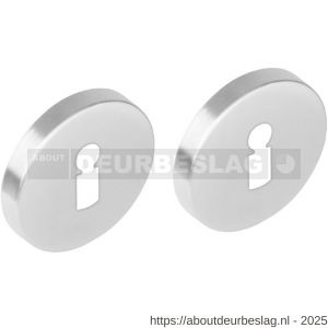 Intersteel Living 3512 sleutelrozetten verdekt diameter 53x8 mm met nokken RVS - R26011149 - afbeelding 1