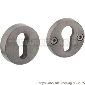 Intersteel 3752 SKG3 veiligheidsrozetten rond diameter 52x12 mm profielcilindergat RVS - R26007698 - afbeelding 1