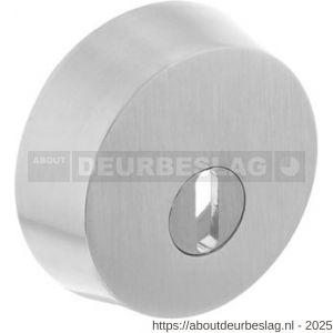 Intersteel Essentials 3755 SKG3 veiligheidsrozet rond diameter 59x18 mm voor oplegsloten met kerntrekbeveiliging RVS - R26007071 - afbeelding 1