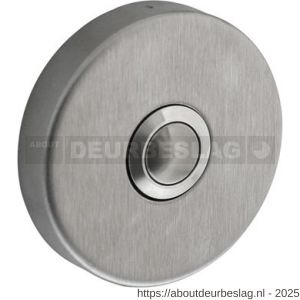 Intersteel Essentials 3990 beldrukker rond verdekt diameter 53x10 mm RVS - R26007295 - afbeelding 1
