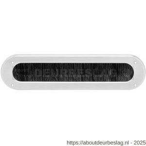 Intersteel Essentials 4015 tochtwering ovaal 340x80 mm RVS - R26007317 - afbeelding 1