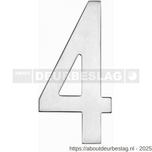 Intersteel Essentials 4020 huisnummer 4 150 mm RVS - R26002187 - afbeelding 1