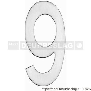 Intersteel Essentials 4020 huisnummer 9 150 mm RVS - R26002192 - afbeelding 1