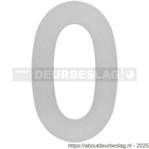 Intersteel Essentials 4020 huisnummer 0 150x2 mm RVS - R26002157 - afbeelding 1