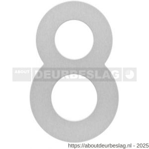 Intersteel Essentials 4020 huisnummer 8 150x2 mm RVS - R26002164 - afbeelding 1