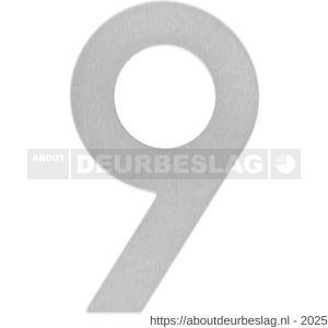 Intersteel Essentials 4020 huisnummer 9 150x2 mm RVS - R26002165 - afbeelding 1