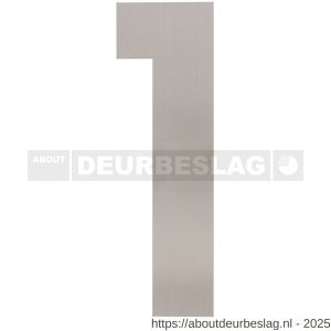 Intersteel Living 4021 huisnummer 1 XL hoogte 300 mm RVS geborsteld - R26009262 - afbeelding 1
