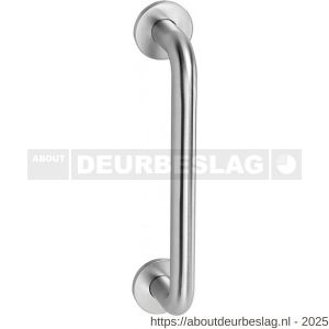 Intersteel Living 4321 deurgreep U-vorm 252x62x19 mm op rozetten diameter 45 mm RVS - R26001997 - afbeelding 1
