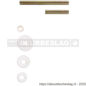 Intersteel 4380 bevestigingsset B voor deurgrepen doorgaand paarsgewijze montage voor hout-glas-PVC-aluminium deurdikte 10-65mm - R26006147 - afbeelding 1