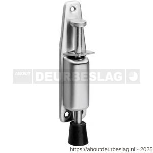 Intersteel Essentials 4440 deurvastzetter met voetrem klein 142 (165) x 32 mm RVS - R26007236 - afbeelding 1