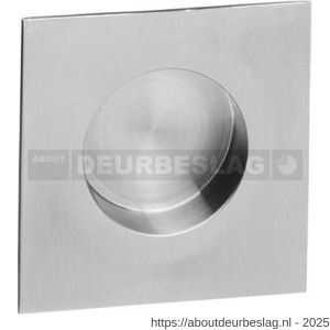 Intersteel Essentials 4476 schuifdeurkom vierkant 34x55 mm verdekt RVS - R26007653 - afbeelding 1