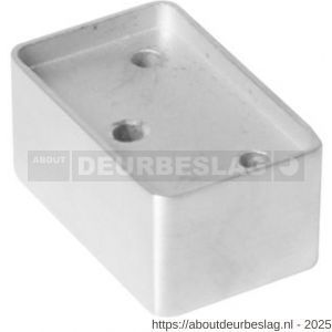 Intersteel Essentials 4800 opvulblok 20 mm kierstandhouder voor opdek raam of deur met bevestiging RVS - R26006169 - afbeelding 1