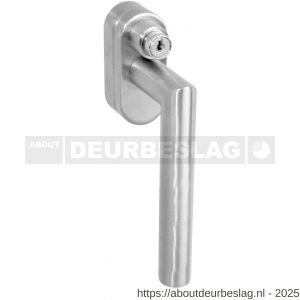 Intersteel Essentials 6156 SKG** afsluitbare raamkruk Hoek 90 graden op vlakke ovaal onderplaat met stift 7x35 mm RVS - R26006180 - afbeelding 1