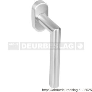 Intersteel Essentials 6250 raamkruk 625030 Hoek 90 graden op stalen ovale rozet stift 7x35 mm RVS - R26003703 - afbeelding 1