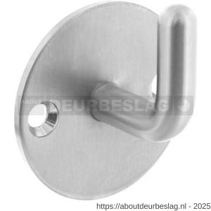 Intersteel Living 6950 jashaak op ronde achterplaat diameter 45 mm RVS - R26006182 - afbeelding 1
