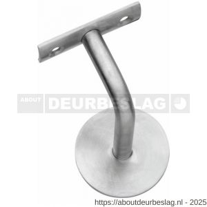 Intersteel Essentials 7300 leuninghouder gebogen hol zadel RVS M8 - R26003977 - afbeelding 1