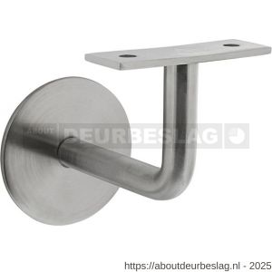 Intersteel Essentials 7300 leuninghouder gebogen vlak zadel RVS M8 - R26008807 - afbeelding 1