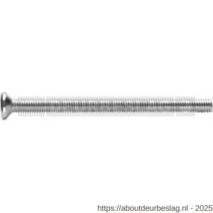 Intersteel 9902 bout zeskant M6x67 mm voor SKG3 rozetten voor deurdikte 55-57 mm RVS - R26003615 - afbeelding 1
