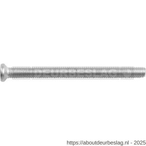 Intersteel 9902 bout zeskant M6x73 mm voor SKG3 schilden voor deurdikte 58-62 mm RVS - R26003620 - afbeelding 1