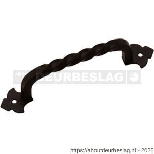 Intersteel 9025 handgreep gedraaid op punt 150 mm smeedijzer zwart - R26004329 - afbeelding 1