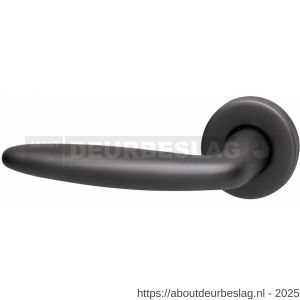 Intersteel 0199 deurkruk gatdeel links Sigaar op rozet verdekt diameter 49x7 mm PVD night - R26001575 - afbeelding 1