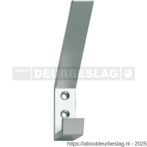 Intersteel Living 6910 kapstokhaak met verticale schroefgaten aluminium - R26003917 - afbeelding 1