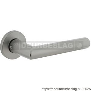 Intersteel 0055 deurkruk Broome met rozet verdekt diameter 50x7 mm met nokken aluminium F1 - R26010485 - afbeelding 1