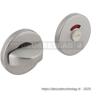 Intersteel Living 3090 WC-sluiting verdekt diameter 50x7 mm met nokken en stift 8x8 mm aluminium F1 - R26002651 - afbeelding 1