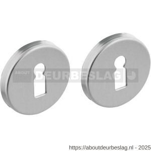 Intersteel Living 3090 sleutelrozetten verdekt diameter 50x7 mm met nokken aluminium F1 - R26011137 - afbeelding 1