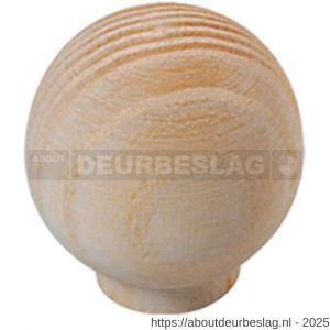 Intersteel Living 8578 meubelknop bolrond diameter 18x35 mm essenhout - R26004041 - afbeelding 1