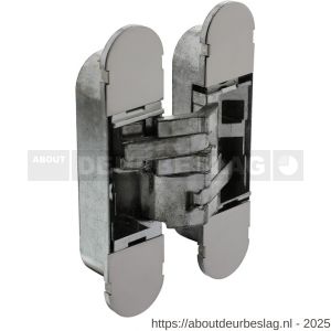 Intersteel Exclusives 4626 scharnier zamak 130x30 3D verstelbaar binnenwerk verzinkt-vernikkelde afdekkappen - R26008874 - afbeelding 1