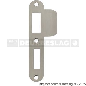 Intersteel Essentials 9508 sluitplaat 127x23x1,5 mm voor PC55 SKG sluitkom 950801 DIN links RVS - R26008898 - afbeelding 1