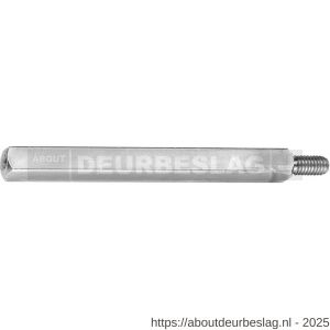 Intersteel 9753 wisselstift schroefdraad M6-hol 8x90 mm - R26007381 - afbeelding 1