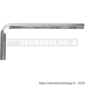 Intersteel 9904 inbussleutel zeskant maat 6mm - R26004683 - afbeelding 1