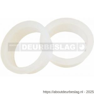 Intersteel 9970 halsring diameter 23x1 mm reductiemaat diameter 20-18 mm nylon wit - R26007492 - afbeelding 1