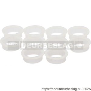 Intersteel 9970 accessoireset C 10 nylon ringen diameter 20-18 mm wit - R26010087 - afbeelding 1